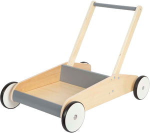 Small foot - houten loopwagen grijs