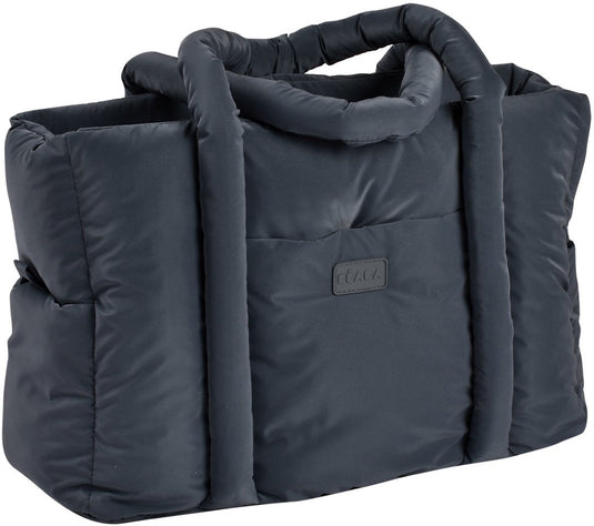 Béaba puffy paris luiertas - 25l - verzorgingstas - incl. verzorgingsmatje koelvak - 10 vakken - grijs - dark heather grey