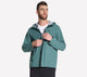 Skechers premier rain jacket heren jas - donkergroen
