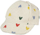 Heless poppenmuts hartjesconfetti 28-35 cm kleurrijk poppenaccessoire.