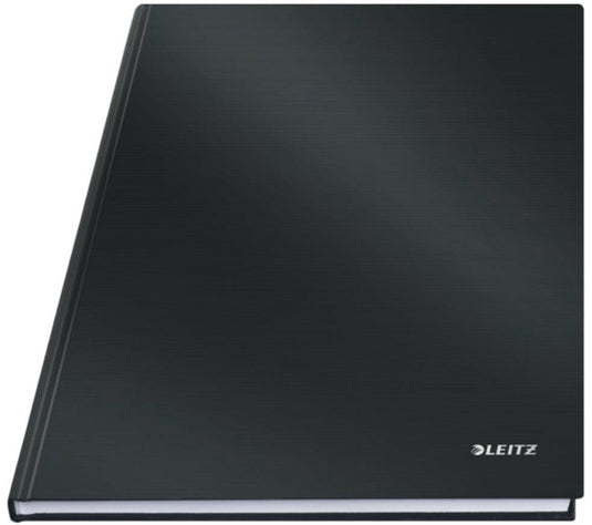 Leitz 46640095 notitieboek geruit zwart 80 vellen din a4
