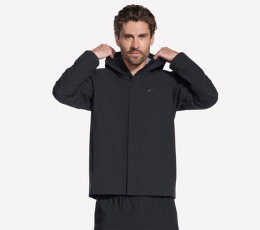 Skechers premier rain jacket heren jas - zwart