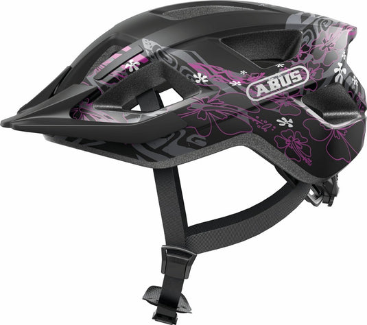 Abus fietshelm aduro 3.0 maori blackberry l - 58-62 cm - zwart - geschikt voor gebruik op elektrische fietsen - stadsfietsen - 320 g