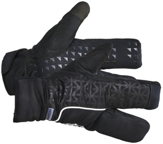 Craft siberian 2.0 splitfinger glove - black, m