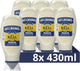 Hellmann's real mayonaise - in een handige knijpfles - 8 x 430 ml - voordeelverpakking