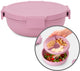 Brabantia make take salade lunchbox to go - 1,3 l - kunststof - lilac pink