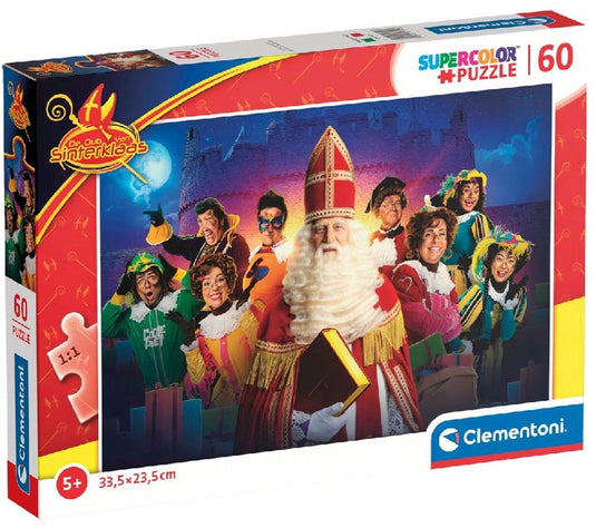 Clementoni legpuzzel super color - club van sinterklaas, 60st.