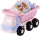 Cavallino strand kiepwagen met emmerset roze, 5dlg.