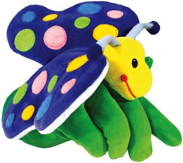 Beleduc vlinder speelhandschoen - handpop