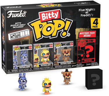 Funko pop! five nights at freddy's - bitty pop 4 pack 2.5cm - nightmare bonnie