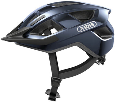 Abus fietshelm aduro 3.0 led midnight blue l - 58-62 cm - blauw - geschikt voor gebruik op elektrische fietsen - stadsfietsen - 335 g