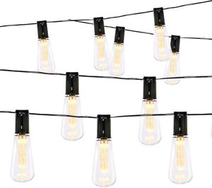 Grundig solar lichtsnoer - led tuinverlichting - solar lamp 3,35 meter - weerbestendige tuinverlichting zonneenergie