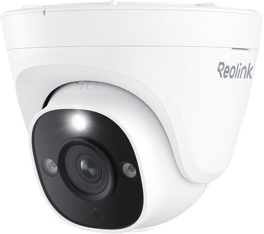 Reolink p334 slimme 4k poe beveiligingscamera voor buiten, ultra hd, ondersteunt 256 gb, detectie van personen voertuigen huisdieren