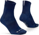Gripgrab - merino lightweight sl zomer fietssokken sport sokken wielersokken met merino wol - navy blauw - unisex - maat xs (35-38)