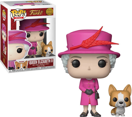 Funko pop: royal family - queen elizabeth ii vinyl figure