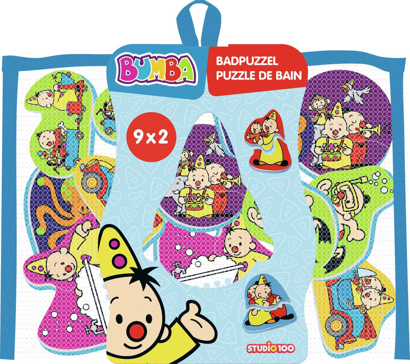 Load image into Gallery viewer, Bumba badpuzzel - 9 badpuzzels uit 2 delen - kleeft op de badrand
