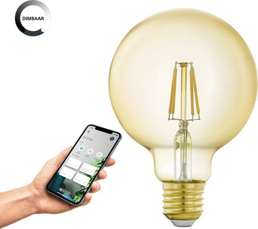 Eglo connect.z smart led lamp - e27 - ø 9,5 cm - 2200k - dimbaar - zigbee