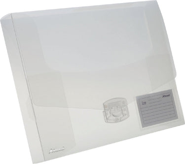 Rexel elastobox ice transparant rug van 4 cm