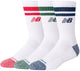 New balance active premium stripe crew sock unisex sportsokken - assorted