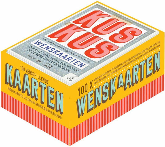 Studio boot kus kus en 99 andere wenskaarten