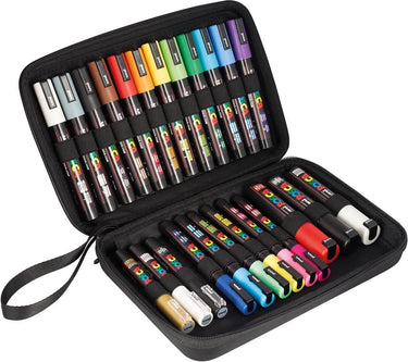 Posca verfmarker set - 24 stuks - in handige koffer