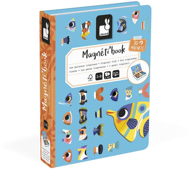 Janod - magnetibook - tropische vissen - magneetboek speelset