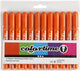 Colortime oranje jumbo stiften, 12st.