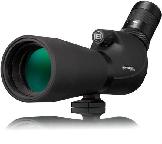 Bresser corvette spotting scope 15-45x60 – waterdichte verrekijker voor vogelspotting natuurobservatie – bak-4 glas zoomfunctie