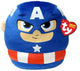 Ty beanie captain america squish a boo, 20cm