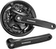 Shimano crankstel altus fc-m101 3x9 speed 170 40-30-22 vierkante as - zwart