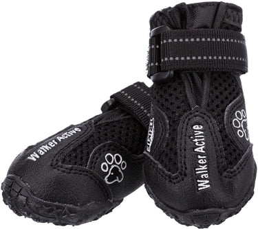 Trixie walker active - hondenschoentjes - xs - zwart - 2 st