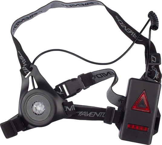Avento hardlooplicht - usb oplaadbaar - led - verstelbare elastische band