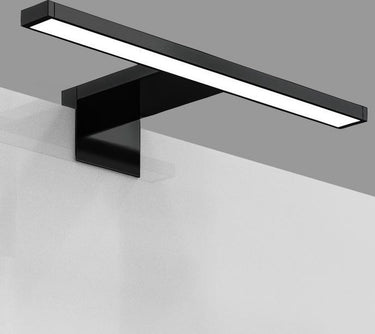 B.k.licht - led spiegellamp - zwart - badkamerlamp - spiegelverlichting - l:30cm - ip44 - 4.000k - 780 lumen - 5w led