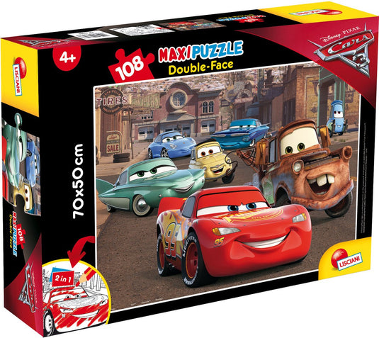 Lisciani disney puzzle df maxi floor 108 cars 3 racer