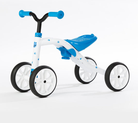 Chillafish quadie, kindervoertuig loopfiets, 4 wieler, blauw