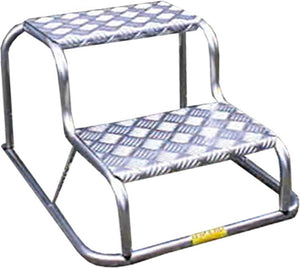 Milenco aluminium original double opstap - zilver