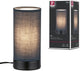 Paulmann led-tafellamp pia e14 max. 25w zwart mat
