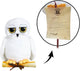 Harry potter - knuffel - hedwig de uil met brief - play by play - t300 - 25 cm