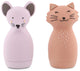 Trixie badspeelgoed sproeiende dieren mrs. cat mrs. mouse – 2 stuks – badspeelgoed voor baby's en peuters