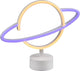 Rl live your light reality planet - tafellamp - wit - incl. 1x smd 1,6 w - usb-aansluiting - niet geschikt voor externe dimmer - geschikt voor accuvoeding