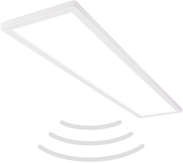 B.k.licht move - led plafondlamp - badkamerverlichting - ip44 - plafonniere met bewegingsmelderg - 98 x 20 x 3 cm - wit