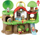 Klorofil de school speelset - poppenhuis - interactief kinderspeelgoed - met callie de vogel, lola de schildpad hugo de wasbeer - vanaf 18 maanden - 13-delig
