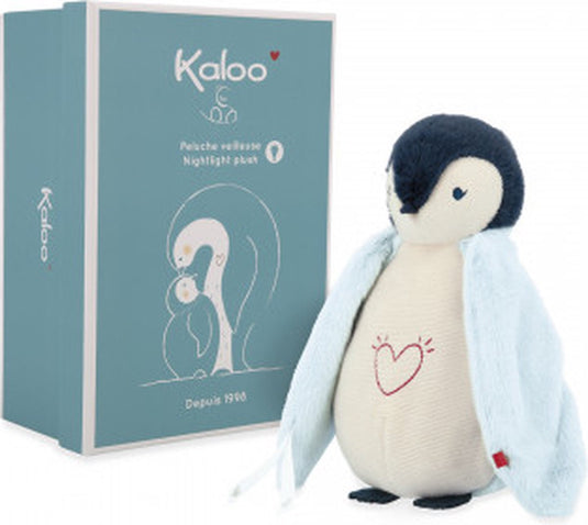 Kaloo complices – pinguin blauw nachtlampje