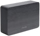 Karlsson wekker square - zwart fineer, wit led - 15x4,8x10cm - scandinavisch - wekker voor slaapkamer - wekkers