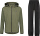 Agu go regenpak essential dames heren - groen - l - waterdicht ademend