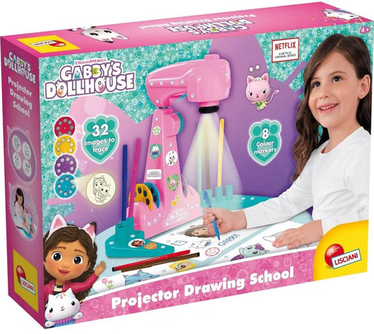 Lisciani gabby's dollhouse projector drawing school
