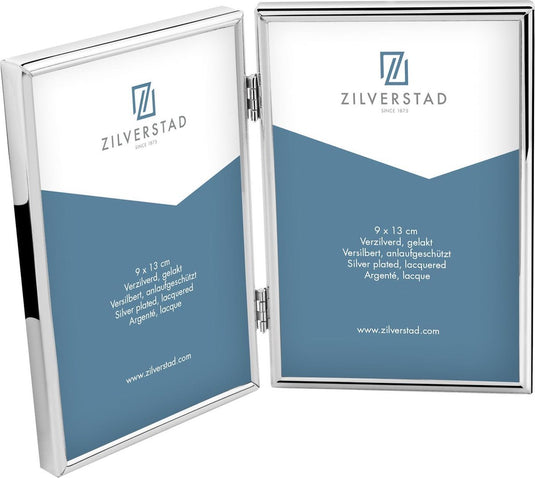 Zilverstad - fotolijst sweet memory 2x 13x18 cm glanzend
