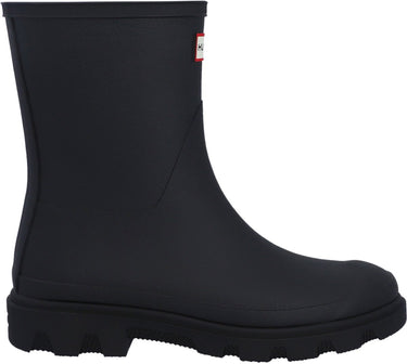 Hunter downpour short insulated boot unisex regenlaarzen - zwart