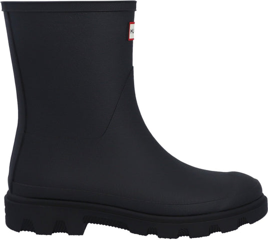 Hunter downpour short insulated boot unisex regenlaarzen - zwart
