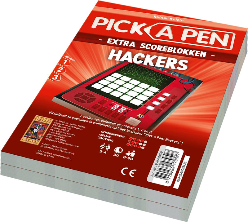 Load image into Gallery viewer, 999games 999 games pick a pen hackers scoreblokken, 2st.
